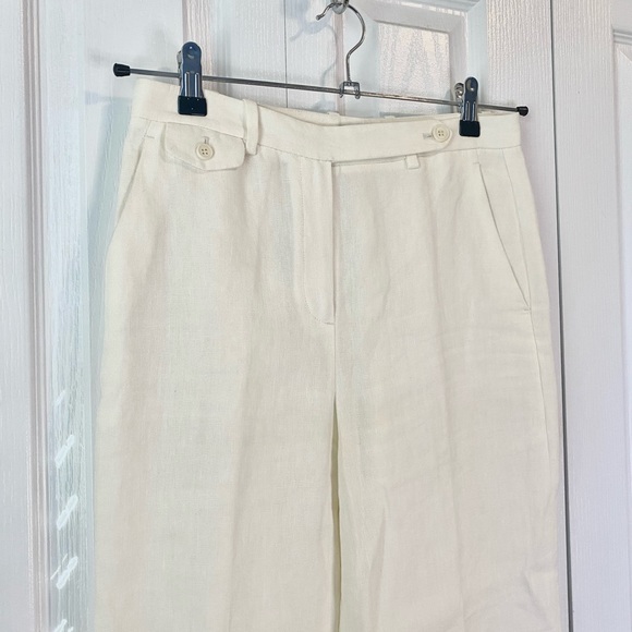 Theory nadeema linen drape pant - Picture 4 of 11